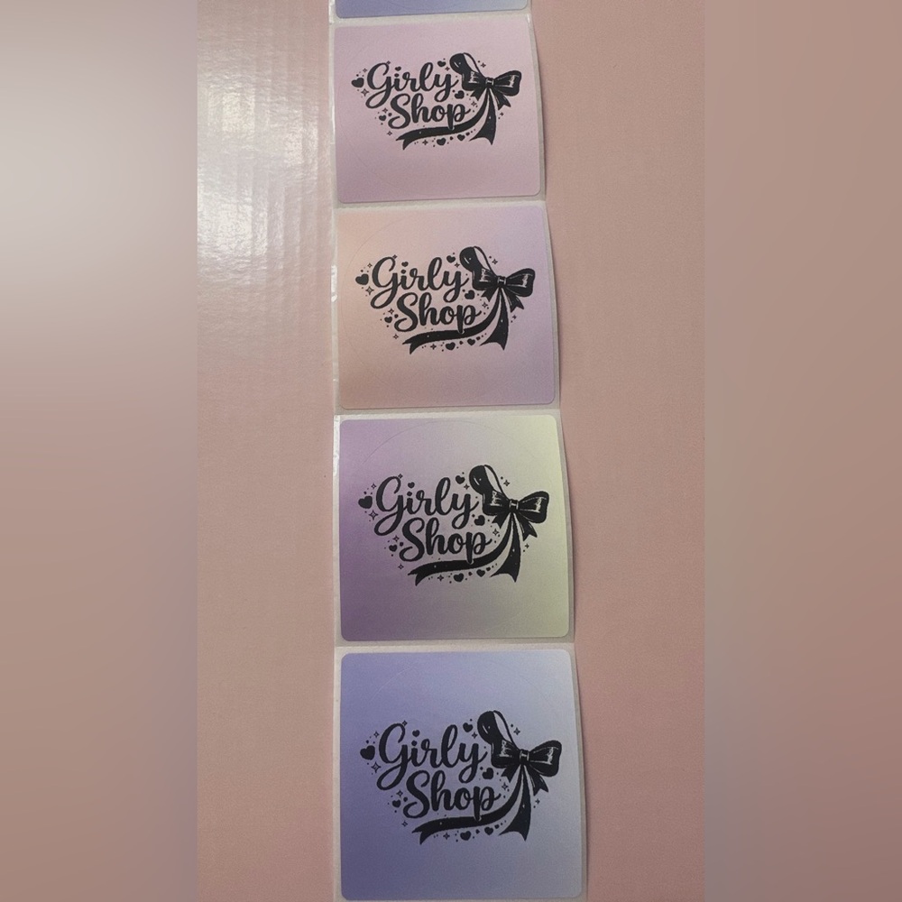 50 ct. Custom 2” Round Unicorn Sherbet Stickers